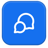 chat icon blue