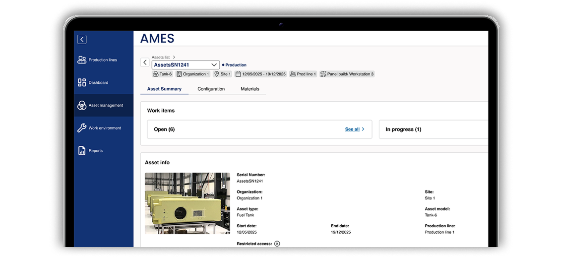 AMES Work item Header-1 AMES Work item Header-1