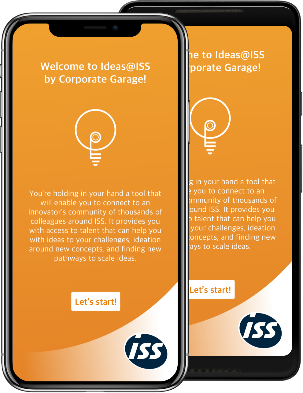 Ideas at Iss app
